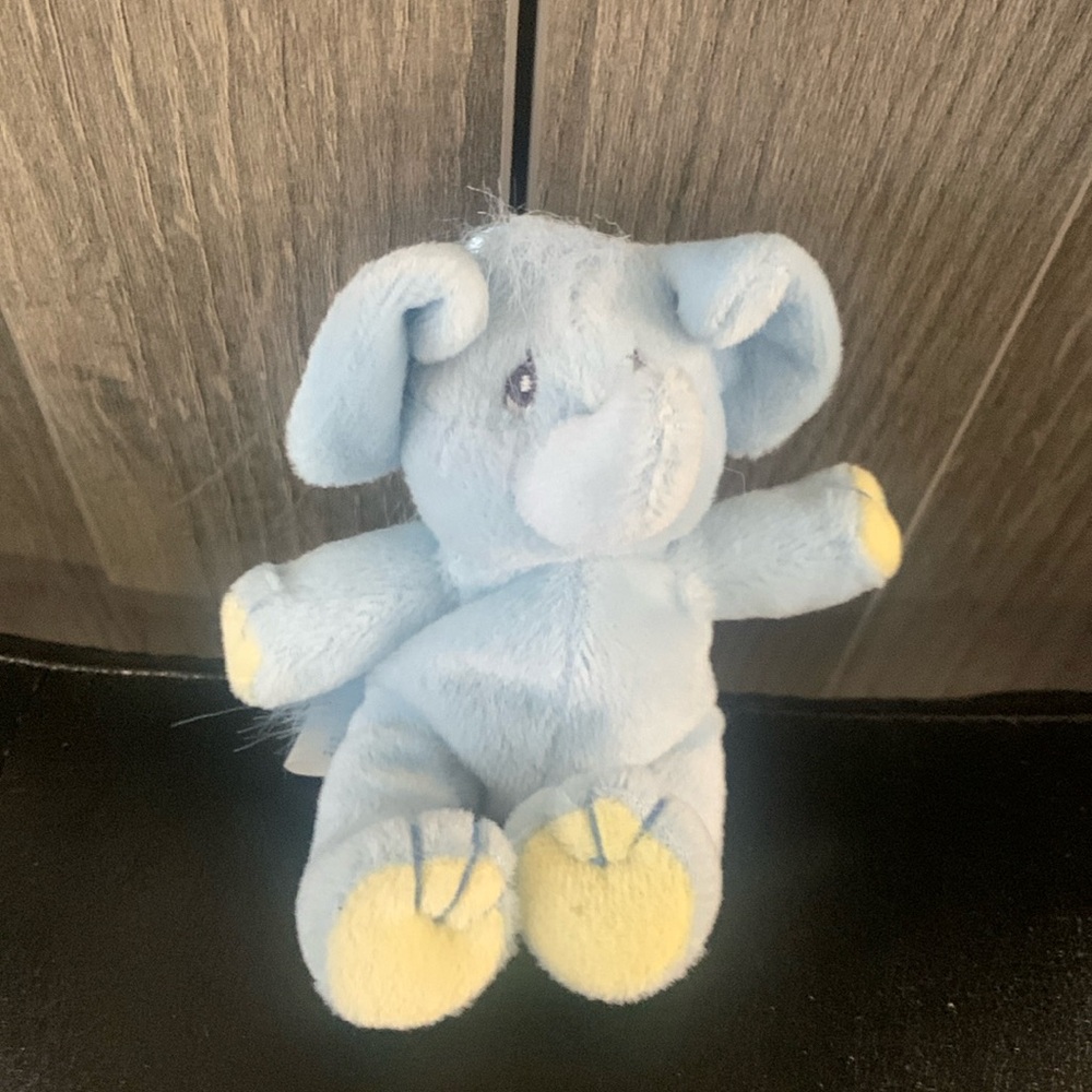Precious Moments Tiny Tender Tails Baby Blue Elephant Plush Beanie O…